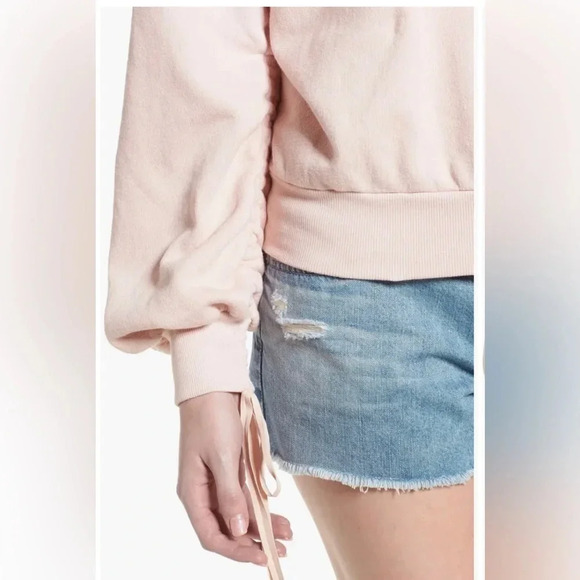 NWT Adriano Goldschmied AG Karis Sweatshirt in Sweet Dawn - Picture 3 of 10